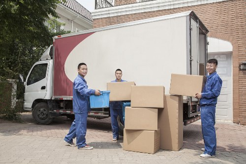 Professional local removals in Stokenewington on a residential street
